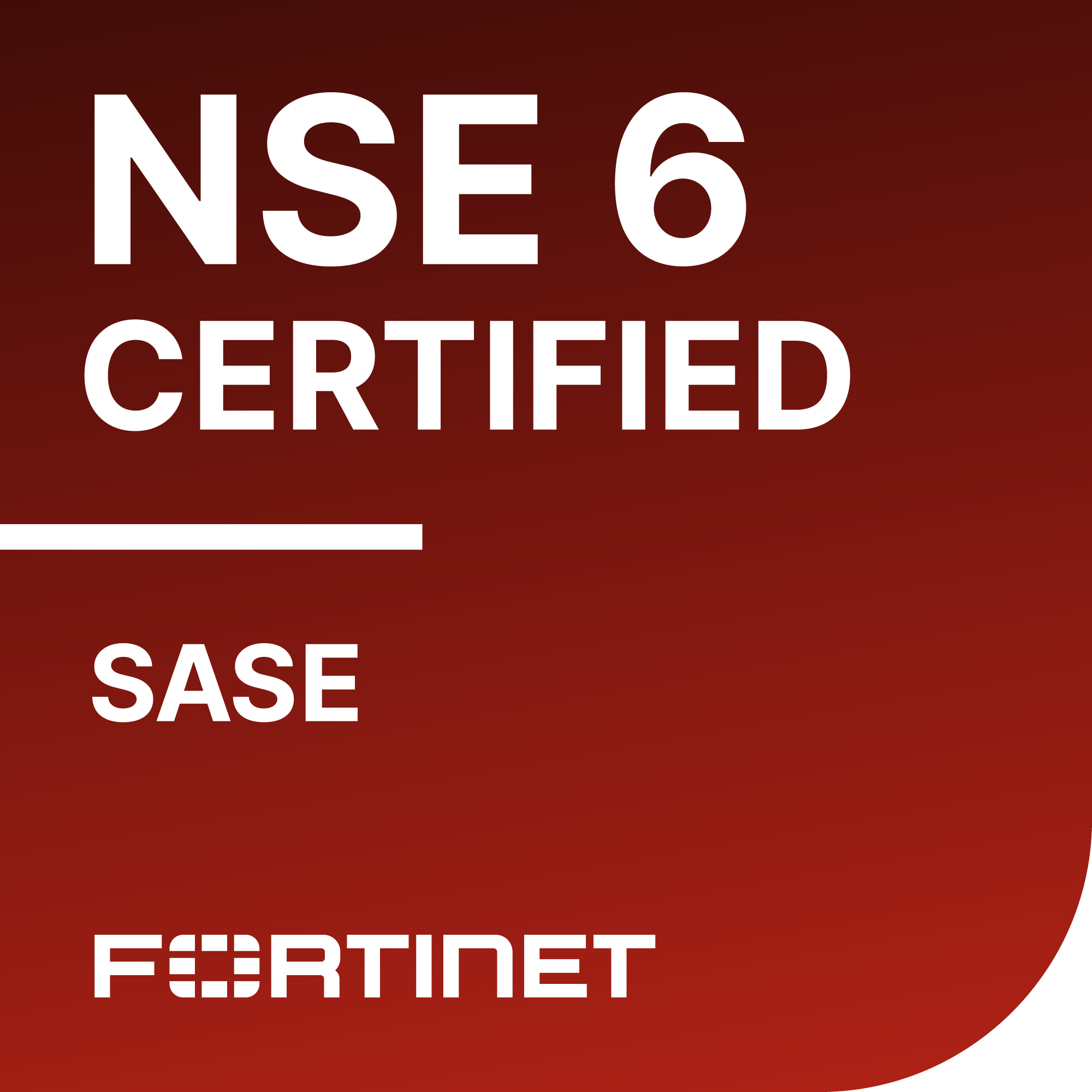 Badge Fortinet NSE 6 SASE
