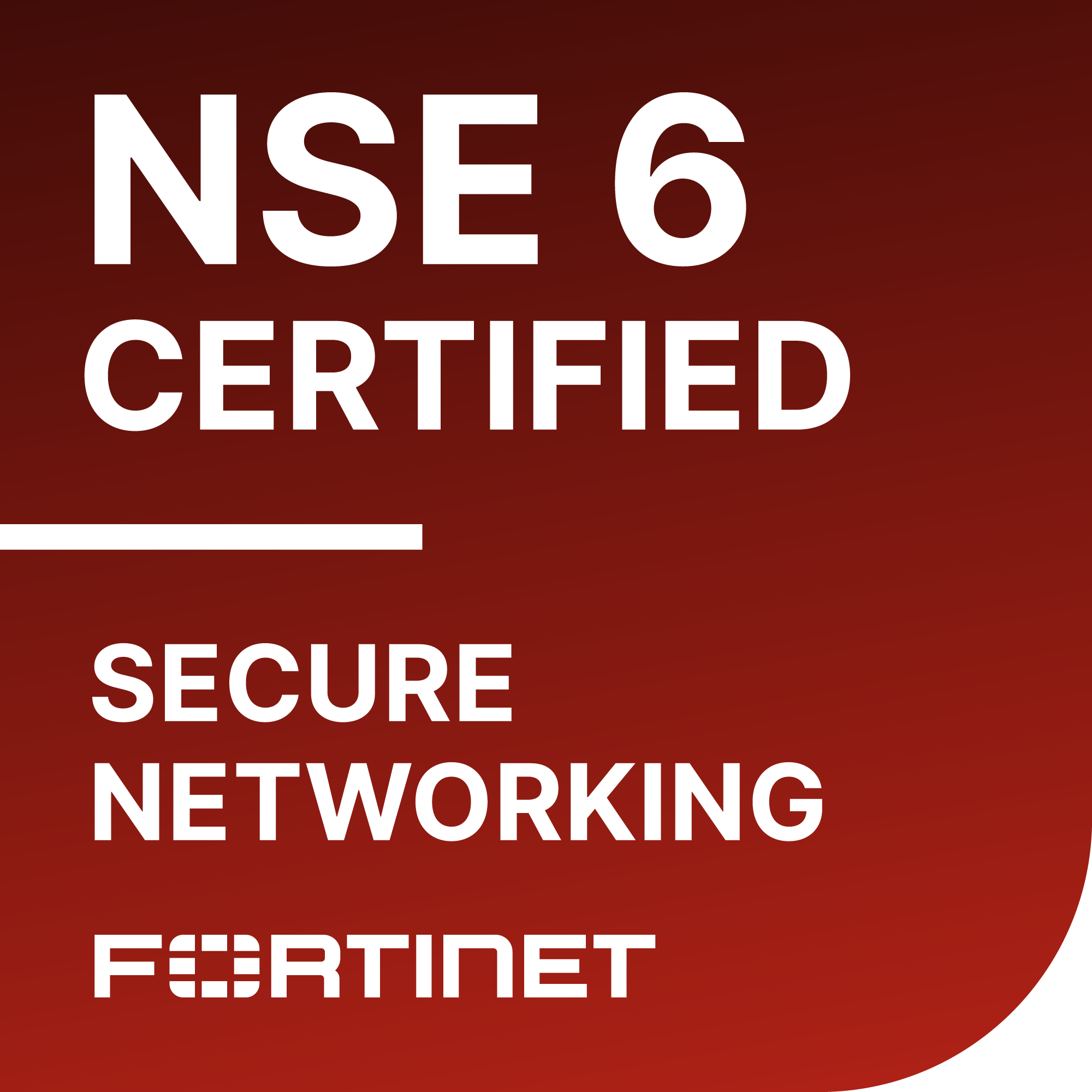 Badge Fortinet NSE 6 Secure Networking