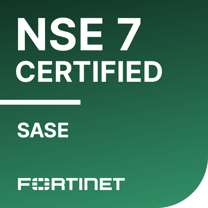 Badge Fortinet NSE 7 SASE